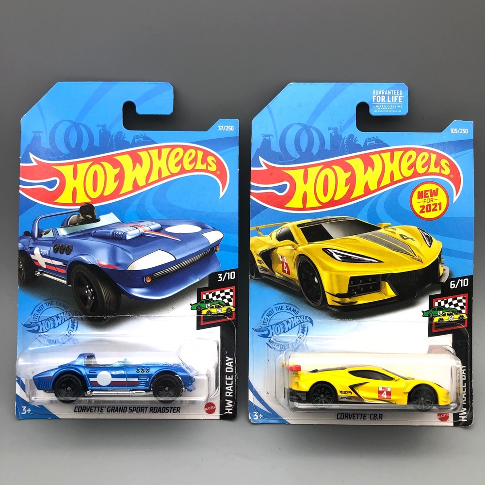 Hot Wheels HW Race Day Corvette C8.R & Grand Sport Roadster Chevy Diecast‎ 1/64